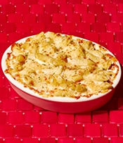 Oven-Baked Cheesy Alfredo Pasta